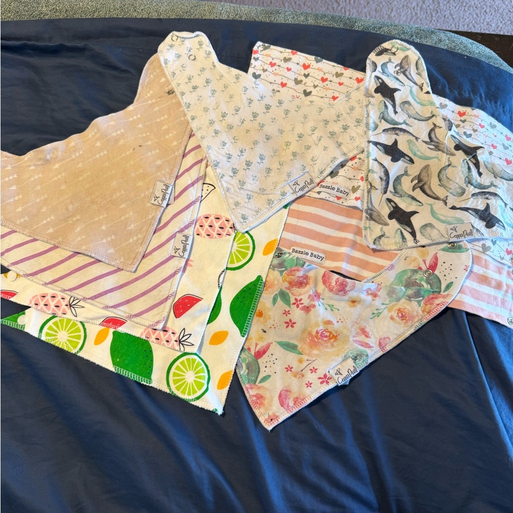 Colorful Baby Bandana Bibs Set